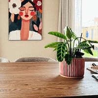 Customer photo: Portrait, modern illustration by Carla Van Iersel, on ArtFrame