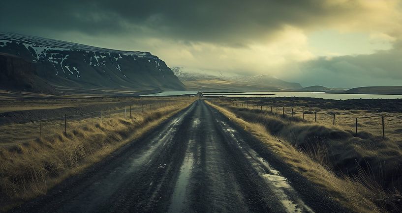 Volg de weg van fernlichtsicht