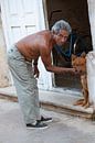 Cubaanse man met zijn hond van 2BHAPPY4EVER.com photography & digital art thumbnail
