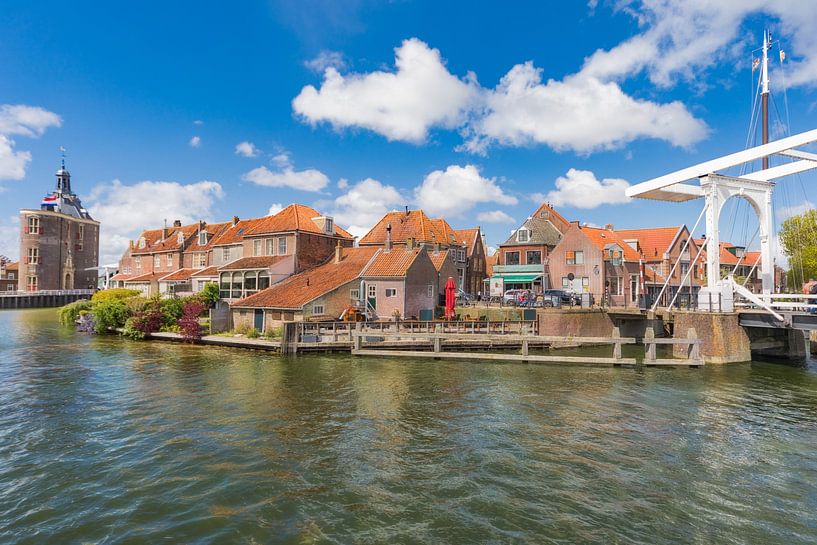 The center of Enkhuizen in the Netherlands by Jan Schneckenhaus