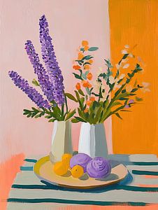 Lila Blumen