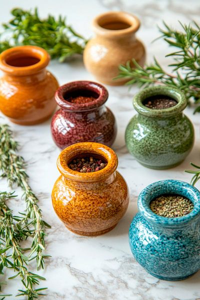 Herb pots by Poster Art Shop