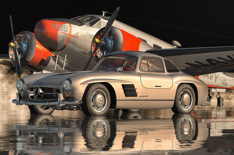 Mercedes 300SL Gullwings 1964 par Jan Keteleer