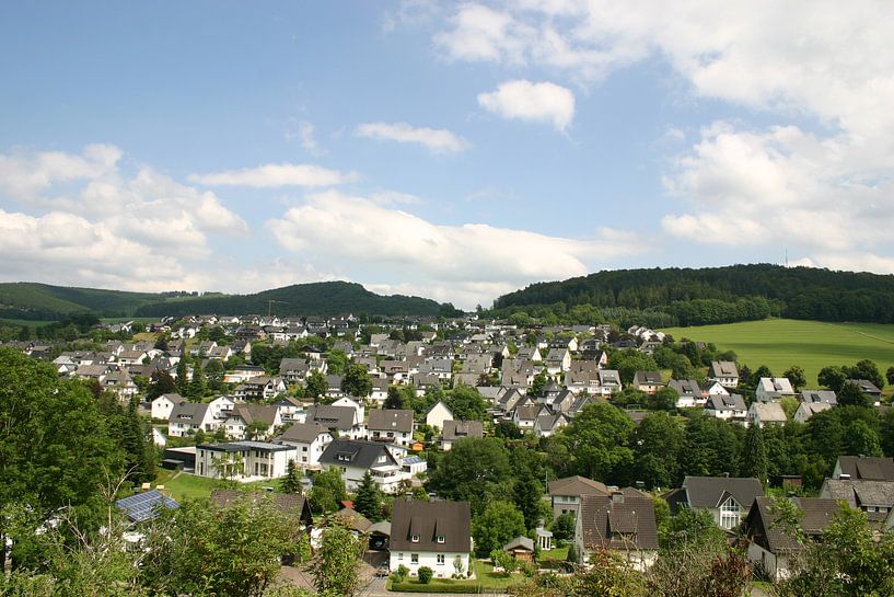 Dorp in een vallei by EnWout