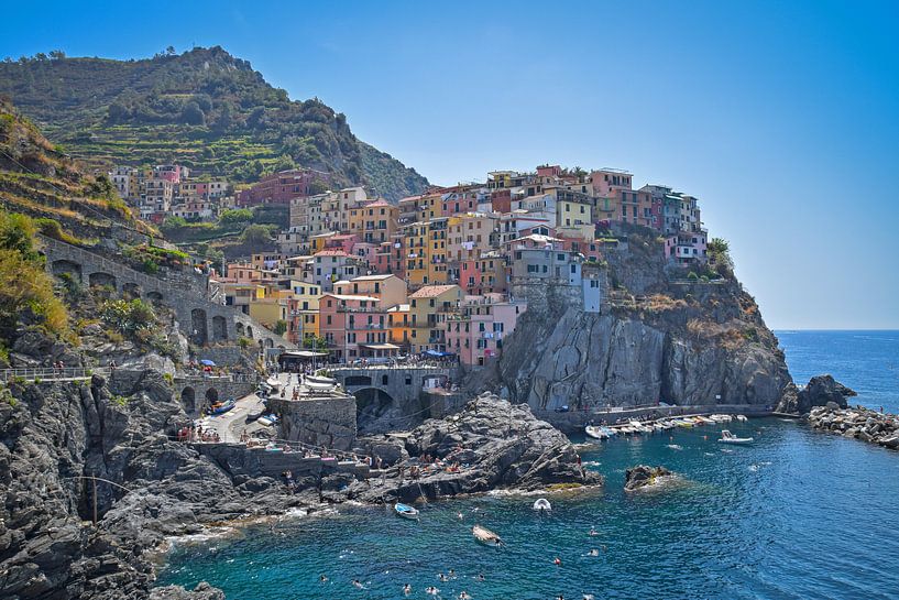 Manarola, Cinque Terre van Kramers Photo
