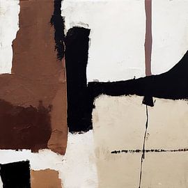 Rustic Harmony Earthy Patterns in brown and beige shades by Color Square