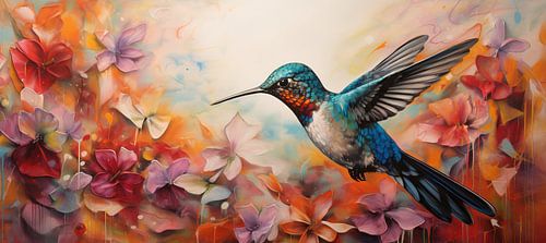 Rot Bunter Kolibri
