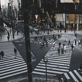 Ginza crossing - Tokyo, Japan by Angelique van Esch