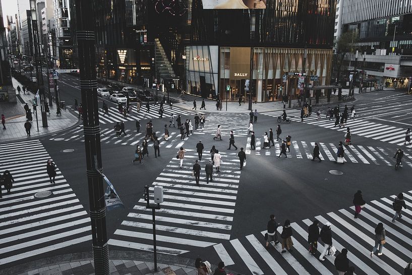Ginza-Kreuzung - Tokio, Japan von Angelique van Esch