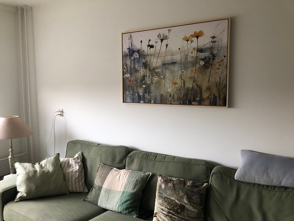 Champs de fleurs | Témoins silencieux | Champs de fleurs, par Peintures accrocheuses