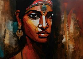 Femme avec des bijoux