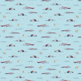 Waving Kanus von Kimfaesdesign