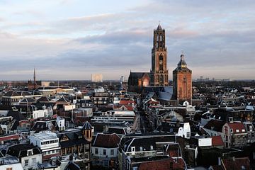 Das Stadtzentrum von Utrecht mit dem Domturm von Merijn van der Vliet
