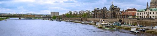 The banks of the Elbe in Dresden