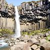 IJsland Svatifoss waterval van Ronald Kromkamp