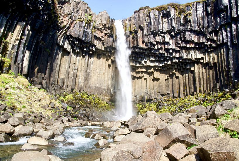 Iceland Svatifoss waterfall by Ronald Kromkamp