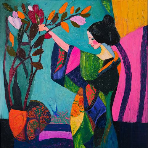 Flowers naar Matisse