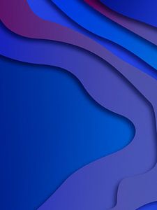 Industrielle 3D-Reliefkunst in Tiefblau und Violett