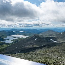 Panoramic view from Gaustatoppen in Norway by Matthias Korn