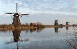 windmills in Kinderdijk Holland