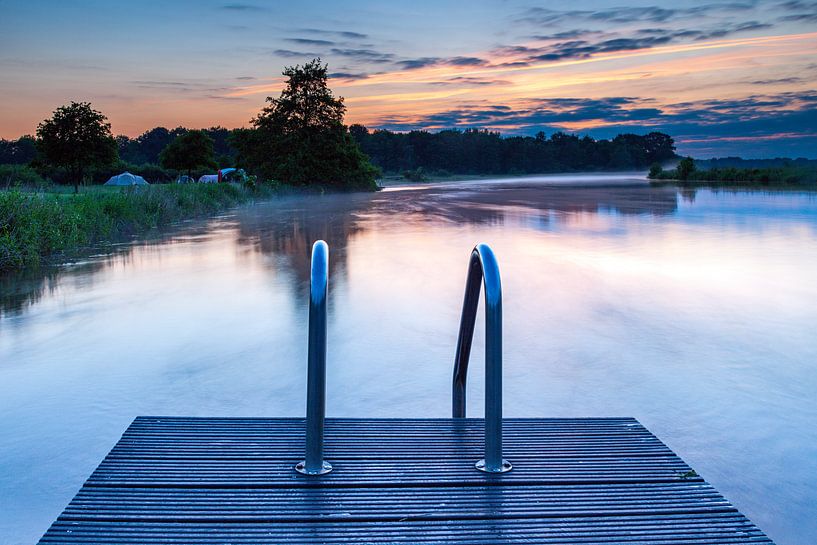 Badesteg in der Vecht von Evert Jan Luchies
