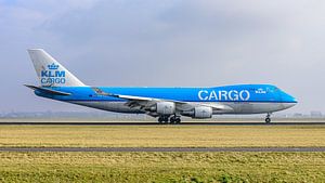 Landung KLM Cargo Boeing 747-400ERF.