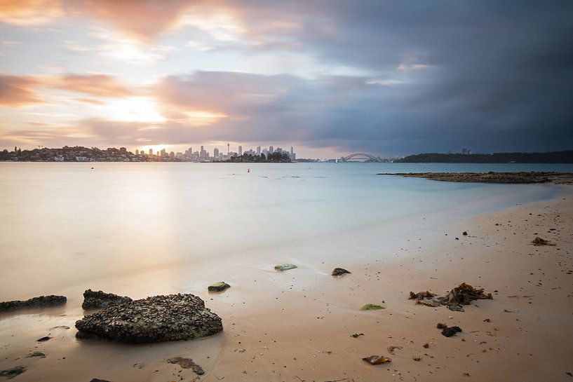 Sydney Bay - Skyline - Opera - Harbour Bridge van Jiri Viehmann