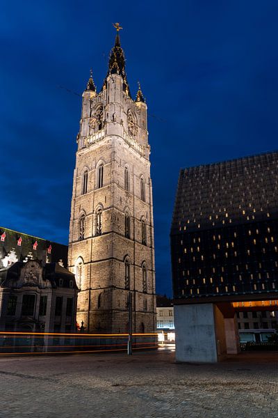 Belfry of Ghent and the sheepfold van Marcel Derweduwen