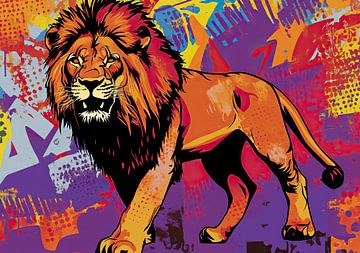 Lion "Hunter of Infinity: Lion on the Hunt"