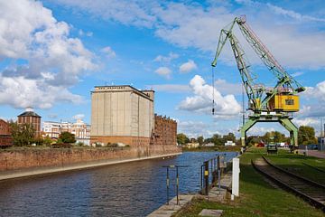 Magdeburg - Harbour basin in the Port of Science by t.ART