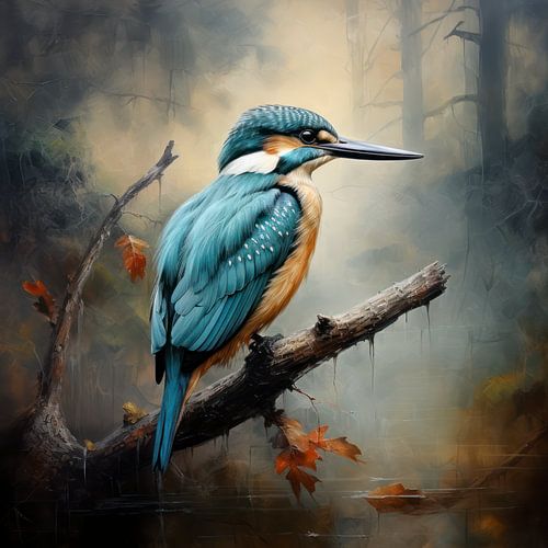 Kingfisher drawing 13