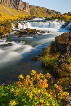 Waterfalls near Kirkjubaejarklaustur, Iceland