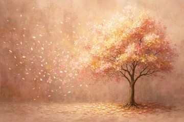 Zarte Blüten im Frühlingswind von Art & Soul Creations