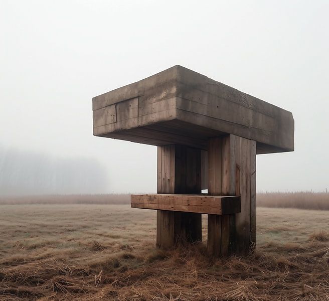 Kunst in het landschap van fernlichtsicht