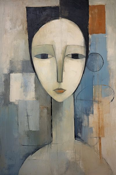 Vrouw abstract van Bert Nijholt