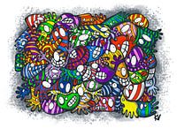 vlek, spot, spray