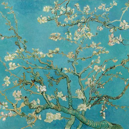 Amandelbloesem schilderij van Vincent van Goghvan Schilders Gilde