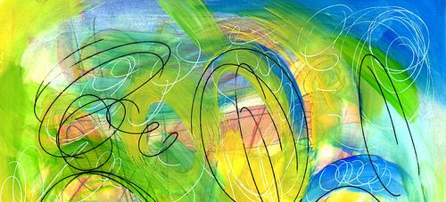 nimble swirl in neongroen