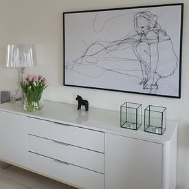 Klantfoto: 'In Balance' van Kim Rijntjes, op canvas
