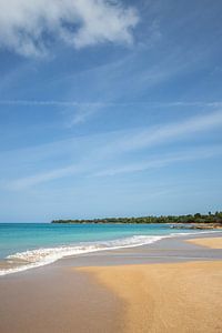 Karibik Sandstrand auf Guadeloupe, Plage de Clugny von Fotos by Jan Wehnert