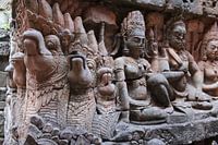 Banteay Srei aus der Nähe