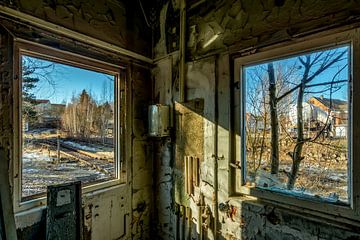 Bahnhof Rochlitz Überreste von Johnny Flash