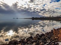 Reflecties op het water