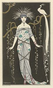 George Barbier – Grande robe du soir (1914)