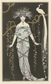 George Barbier - Grande robe du soir (1914) sur Peter Balan