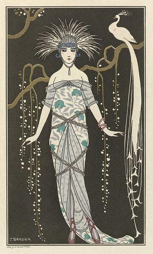 George Barbier - Grande robe du soir (1914)