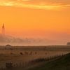 Orange view of the Cunerakerk Rhenen by Moetwil en van Dijk - Fotografie