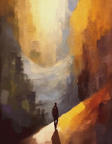 Mystieke Zoektocht van de Wandelaar