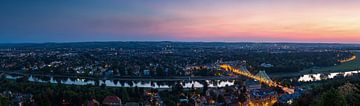 Dresden - Loschwitz im Sonnenuntergang von Frank Herrmann