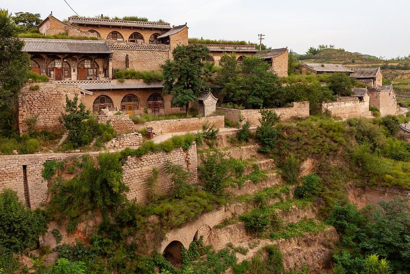 Het Li bergdorp in China van Roland Brack